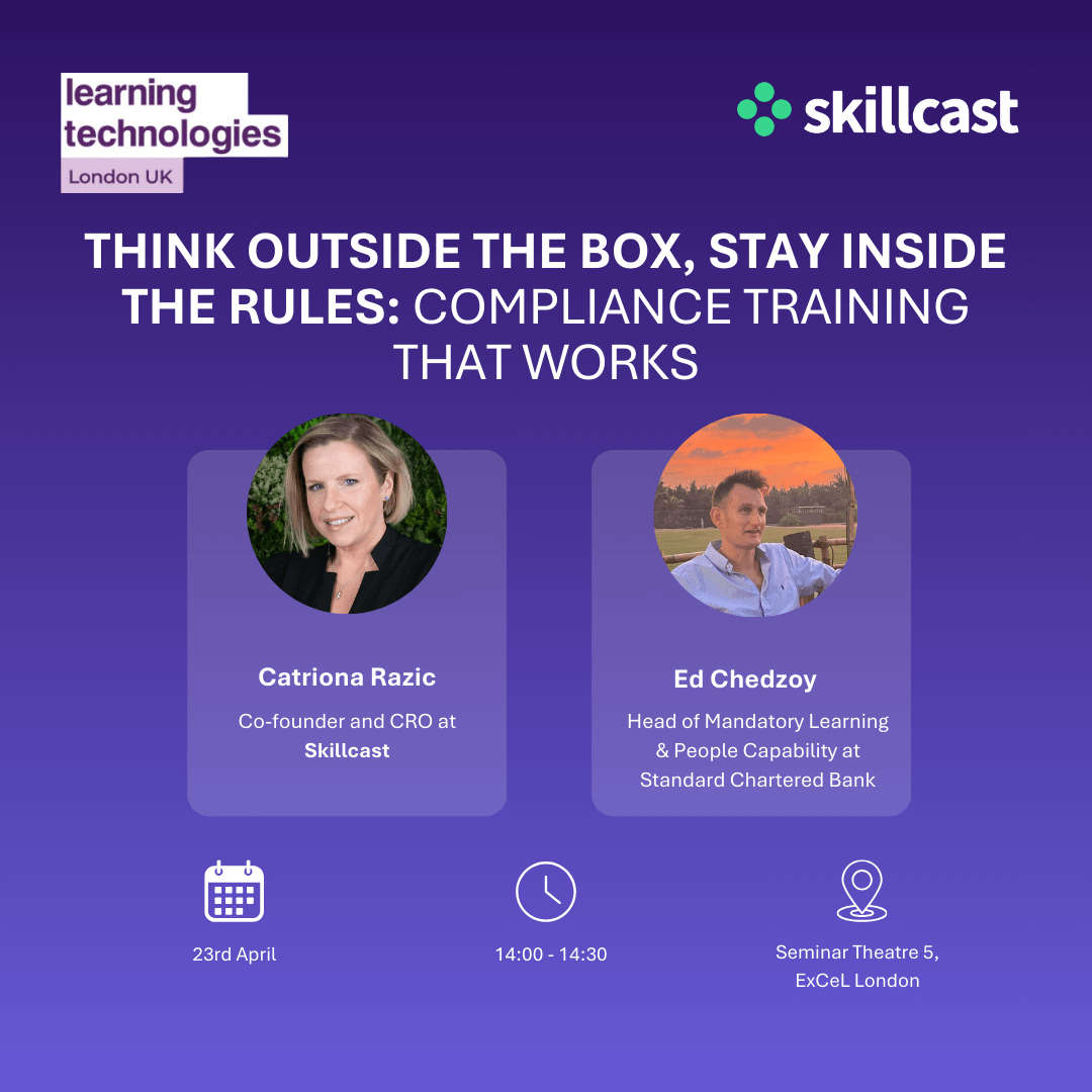 Skillcast at Learning Technologies 2025 - Seminar 3